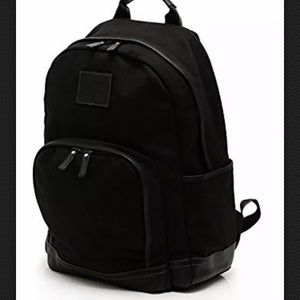 Coach Leather & Canvas Backpack w/ Laptop Pocket